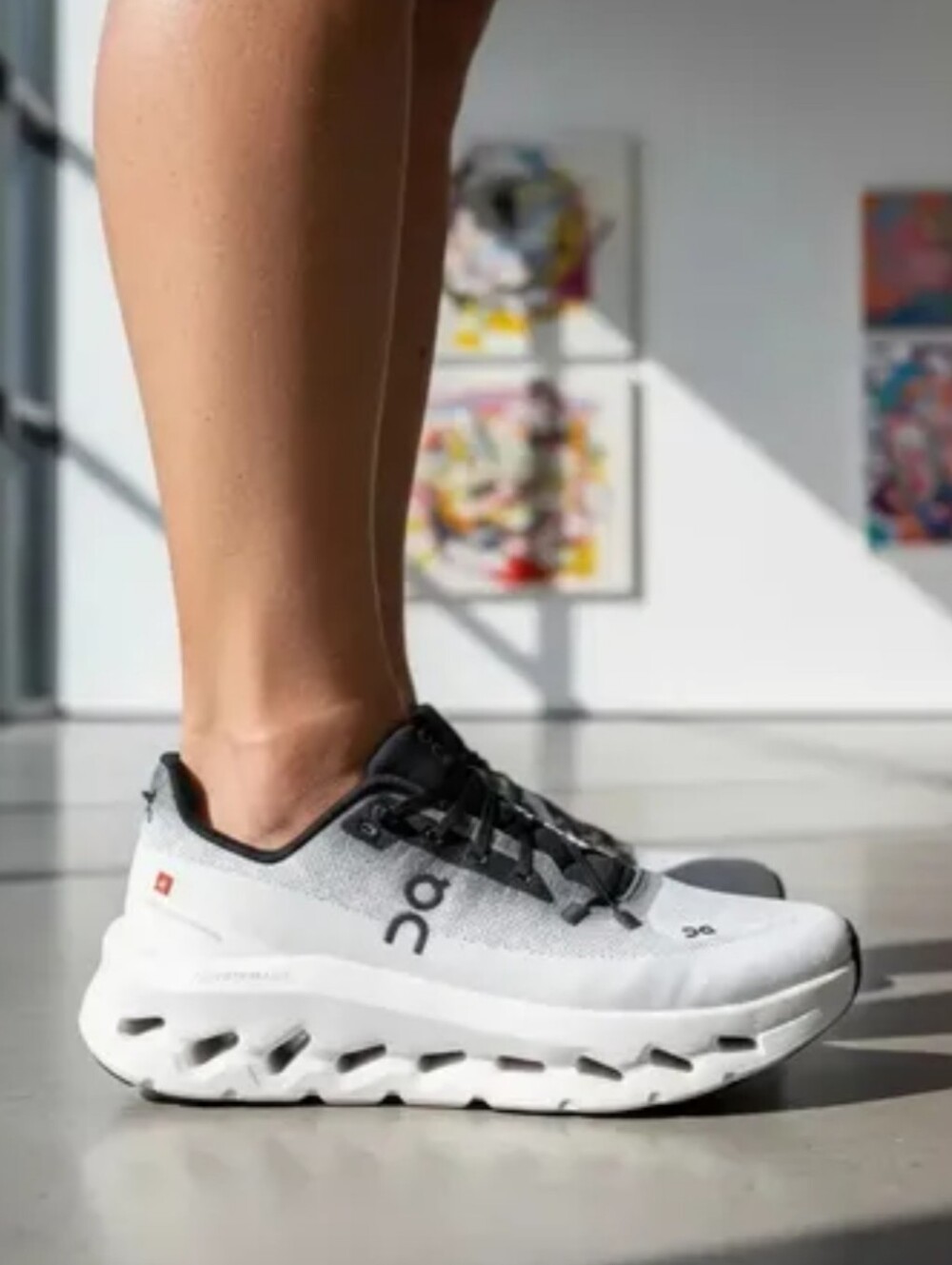 On Cloudtilt Black Ivory Cloudtech Phase Midsole Athletic Shoes